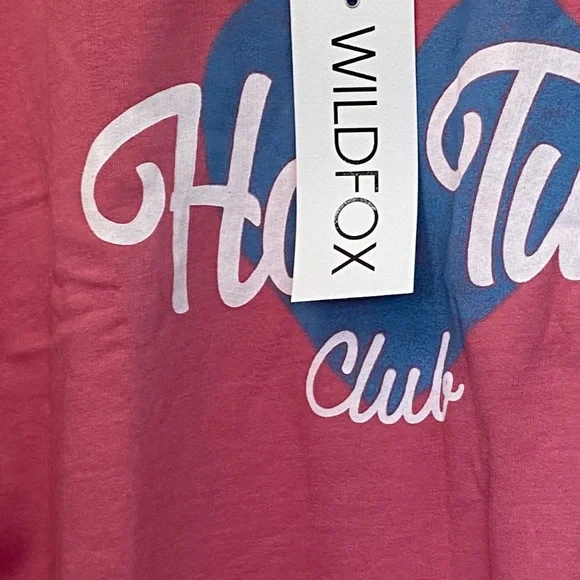 NWT Wildfox Hot Tub Club Bubblegum Sweatshirt - Picture 3 of 3